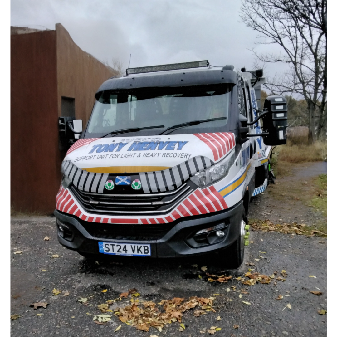 Event support vehicles at a festival